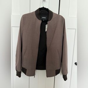 Express Men’s lightweight dressy bomber jacket